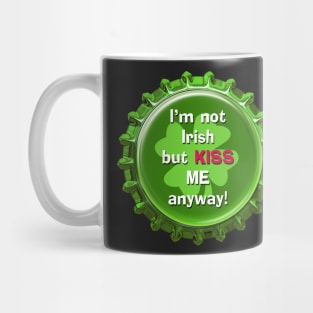 St. Patrick's Day Magnet and Sticker | KISS Me by Cherie(c)2022 Mug